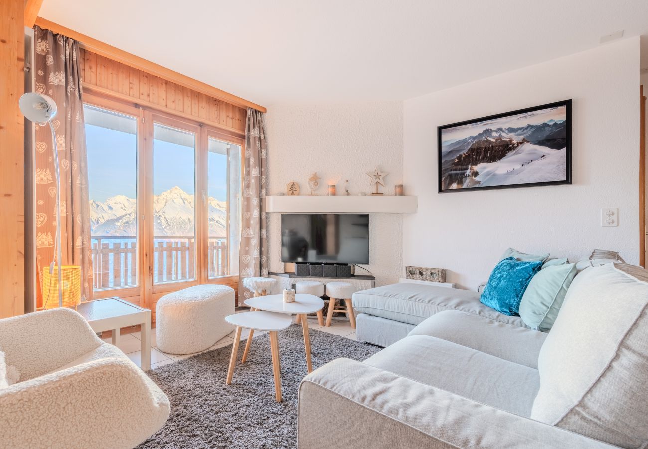 Salon Appartement Greppons P 011 in Veysonnaz in der Schweiz