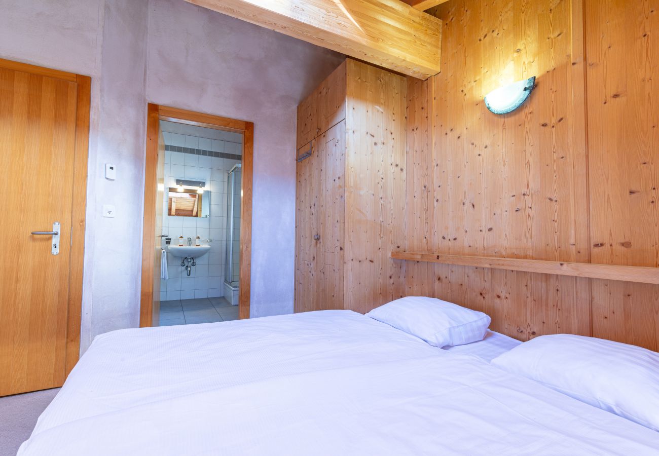 Schlafzimmer Balcons du Soleil Y2 221 in Veysonnaz, Schweiz