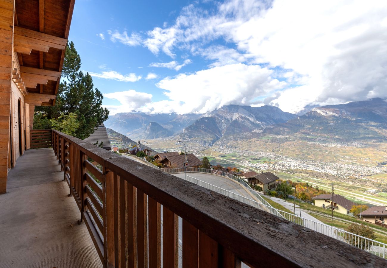 Ansicht Chalet Haut Vue in Veysonnaz, Schweiz