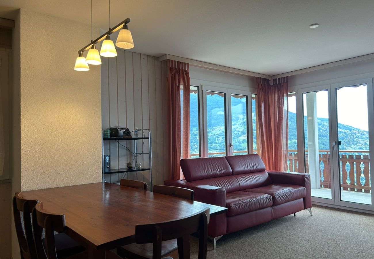 Esszimmer Apartment Crêtes X2 221 in Veysonnaz in der Schweiz