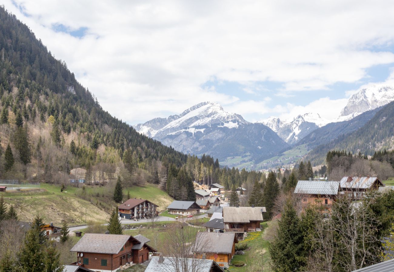 Aussicht, 4-Elemente-Wohnung in Châtel in Frankreich