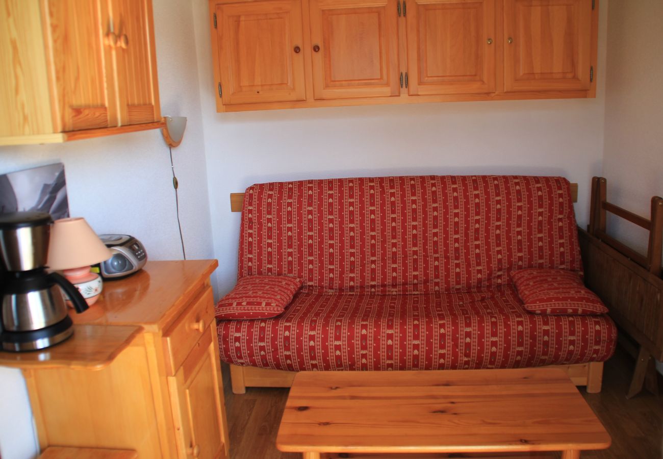 Wohnzimmer, Alpage AGA4-Wohnung in Châtel in Frankreich