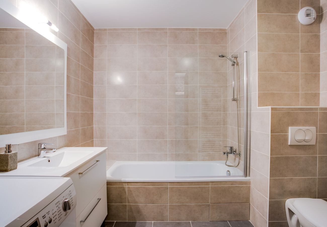 Badezimmer Apartment Loges Blanches LBB403 in Châtel in Frankreich