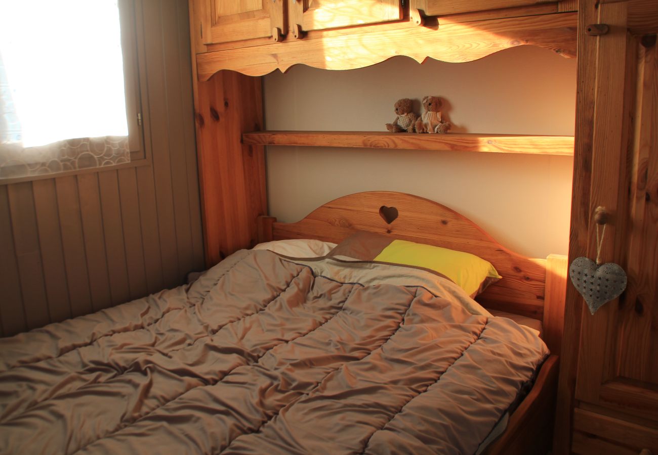 Schlafzimmer, AGE11-Wohnung in Châtel in Frankreich