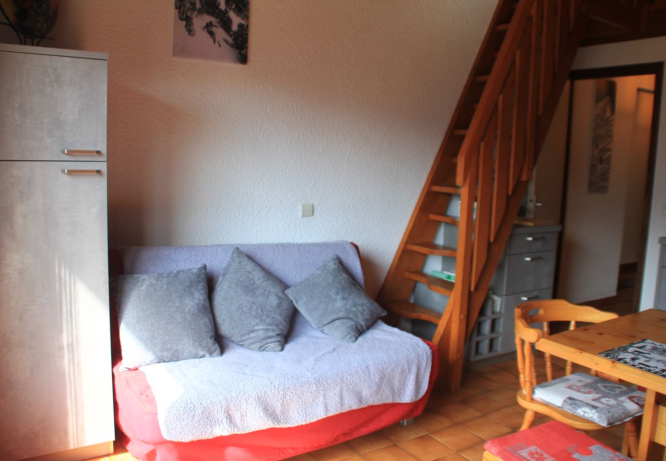 Wohnzimmer, Wohnung AP117 in Châtel in Frankreich