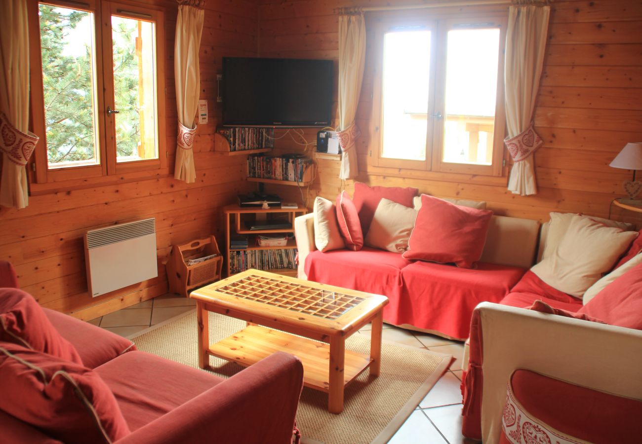 Wohnzimmer, Chalet MCL6 in Châtel in Frankreich