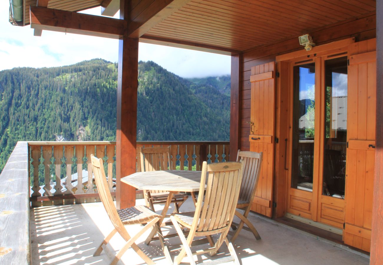 Terrasse, Chalet MCL6 in Châtel in Frankreich