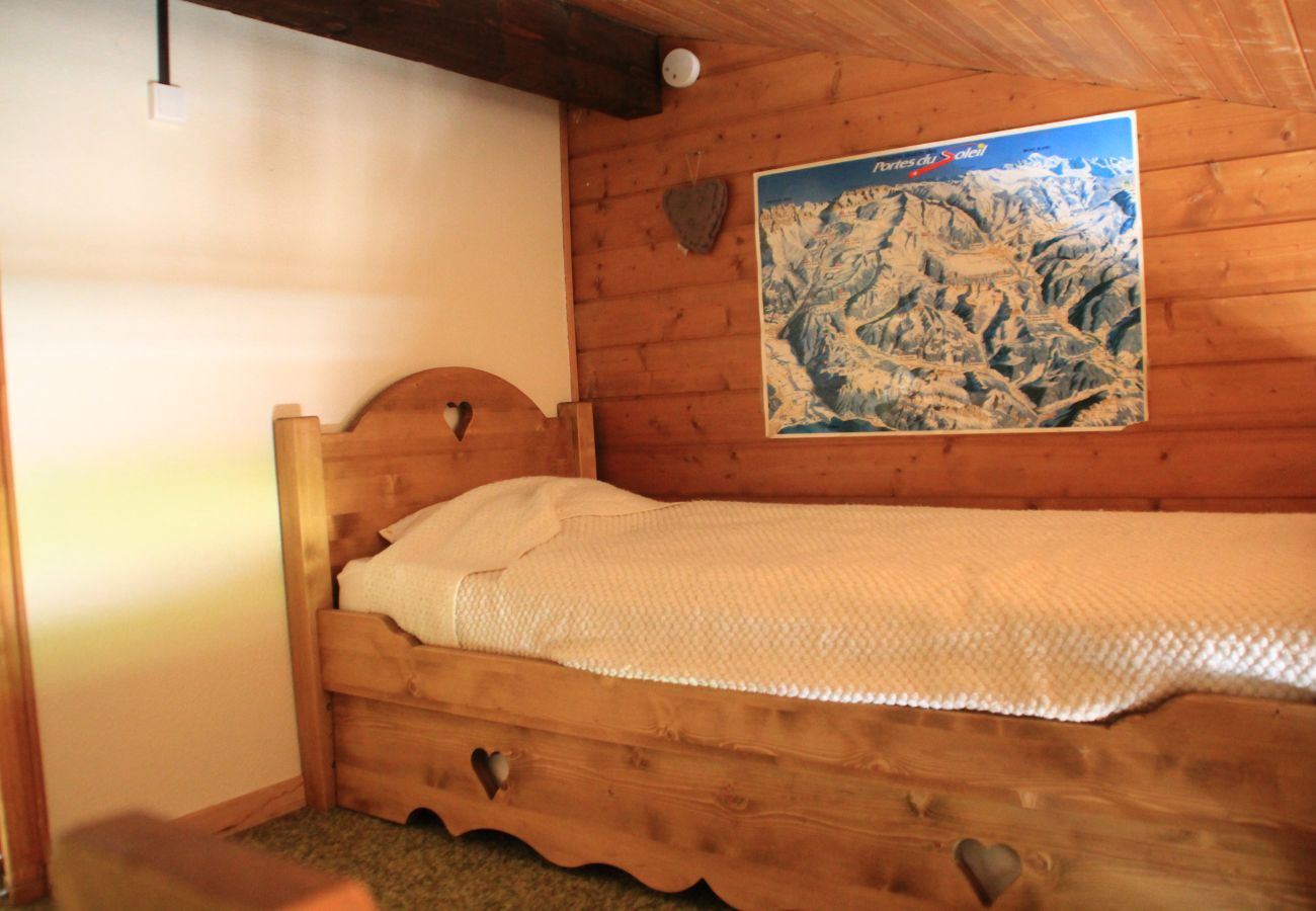 Schlafzimmer Wohnung Mühle ML184 in Châtel in Frankreich 