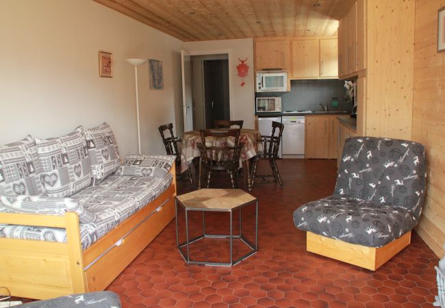 Wohnzimmer Apartment VIKING VK9 in Châtel in Frankreich