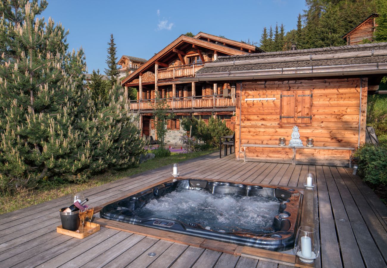 Chalet in Veysonnaz - Chalet Dragon WELLNESS & LUXURY 12 pers