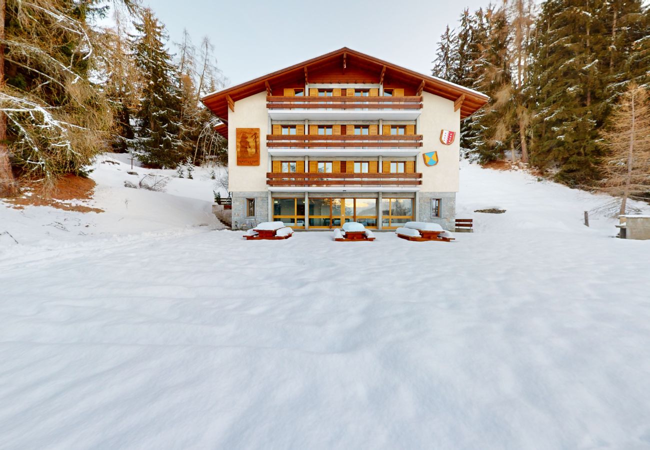 Zimmeranmietung in Les Agettes - Chalet de l'Ours NATURE 4 Etages 52 pers