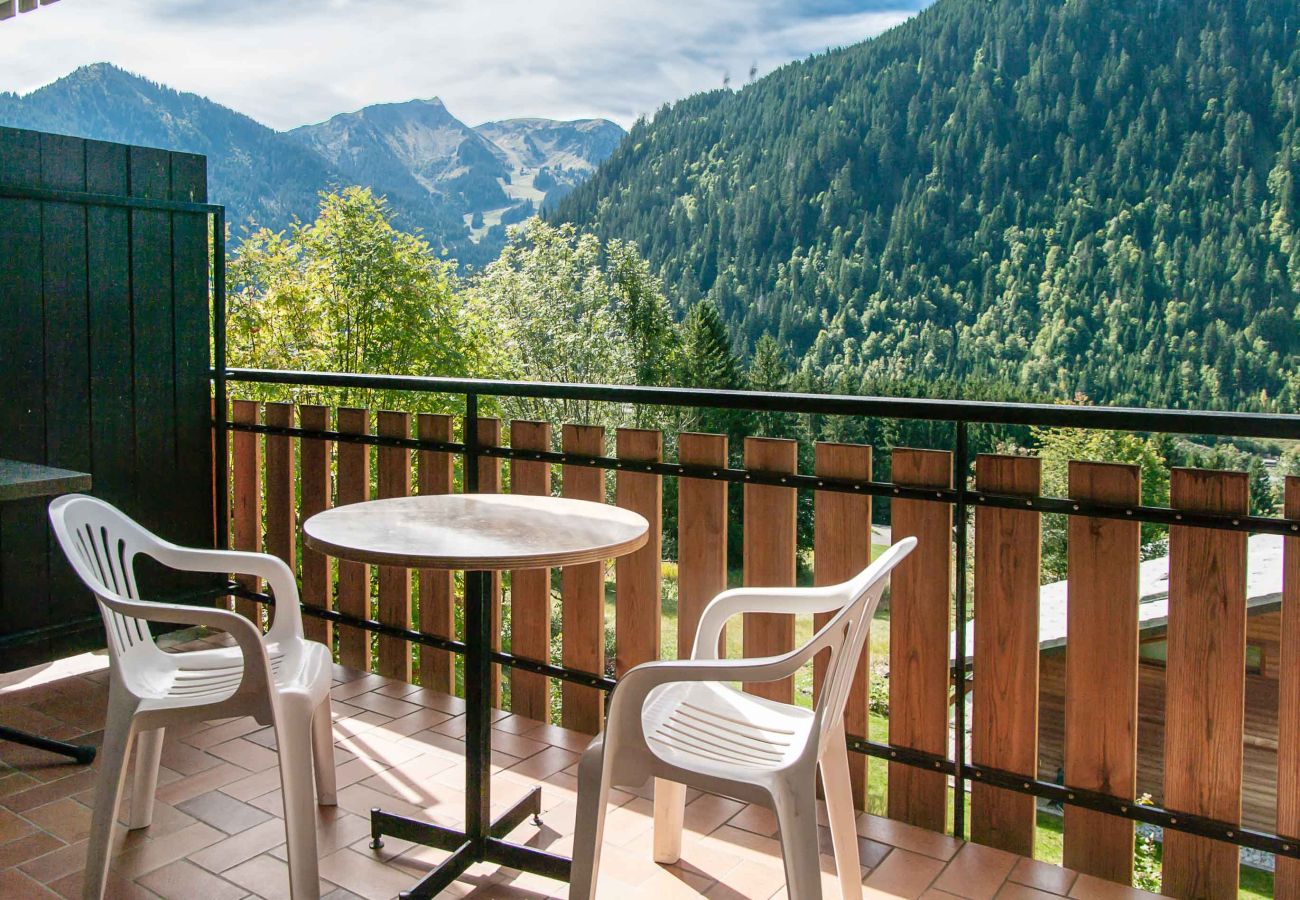 Terrasse Appartement Champs Fleuris CFS7 à Châtel en France