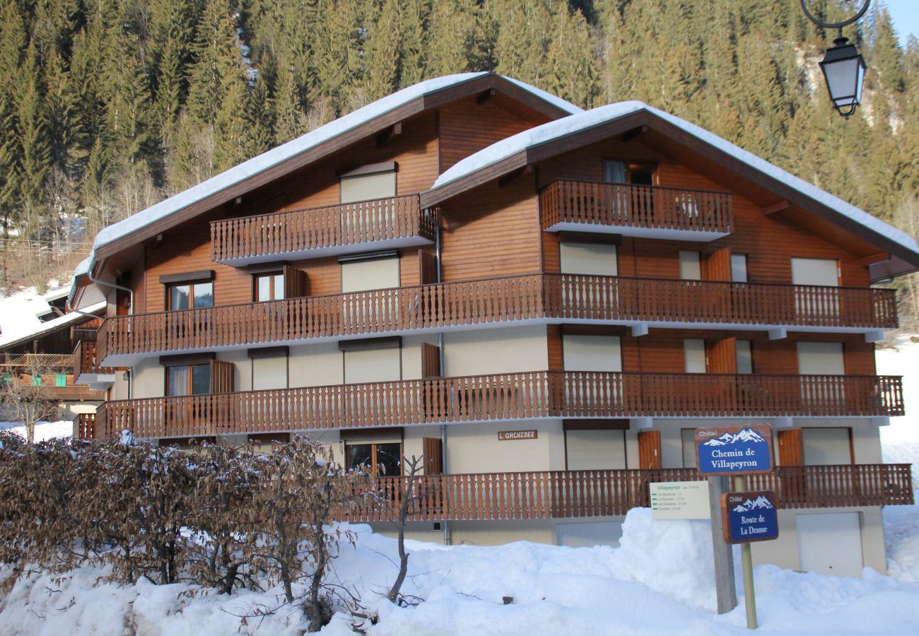 Façade Appartement Orchidée OD8 à Châtel, en France