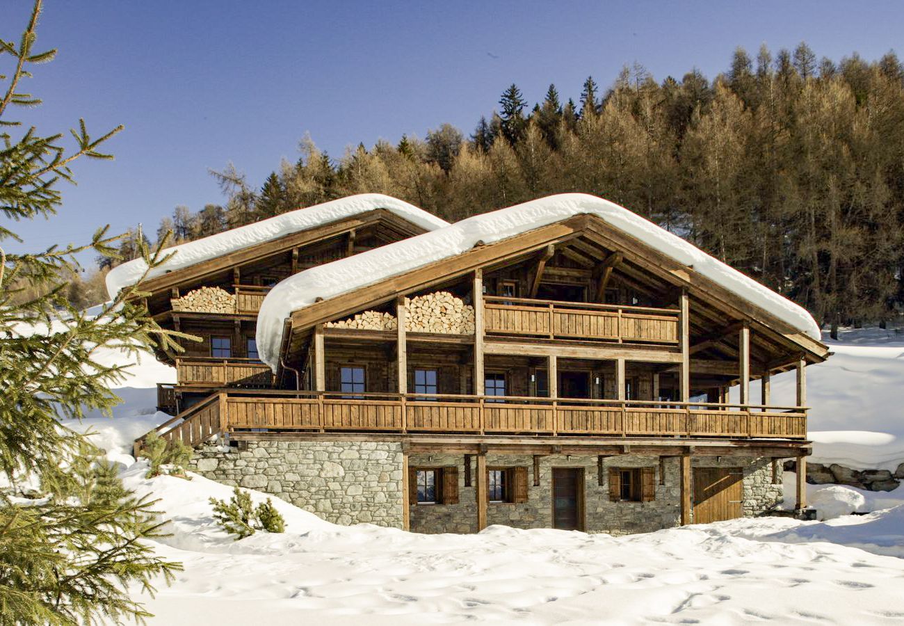 Chalet à Veysonnaz - Chalet Dragon WELLNESS & LUXURY 12 pers