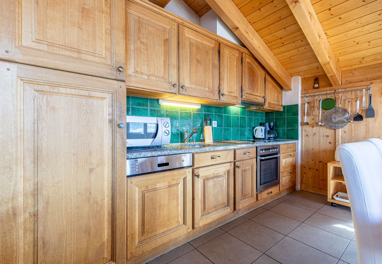 Kitchen Apartment Balcons du Soleil Y2 221 in Veysonnaz, Switzerland