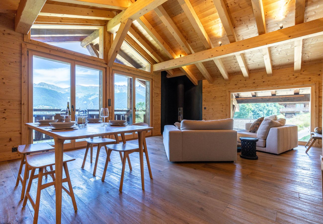 Dining Room Chalet Base Camp in Veysonnaz, Switzerland