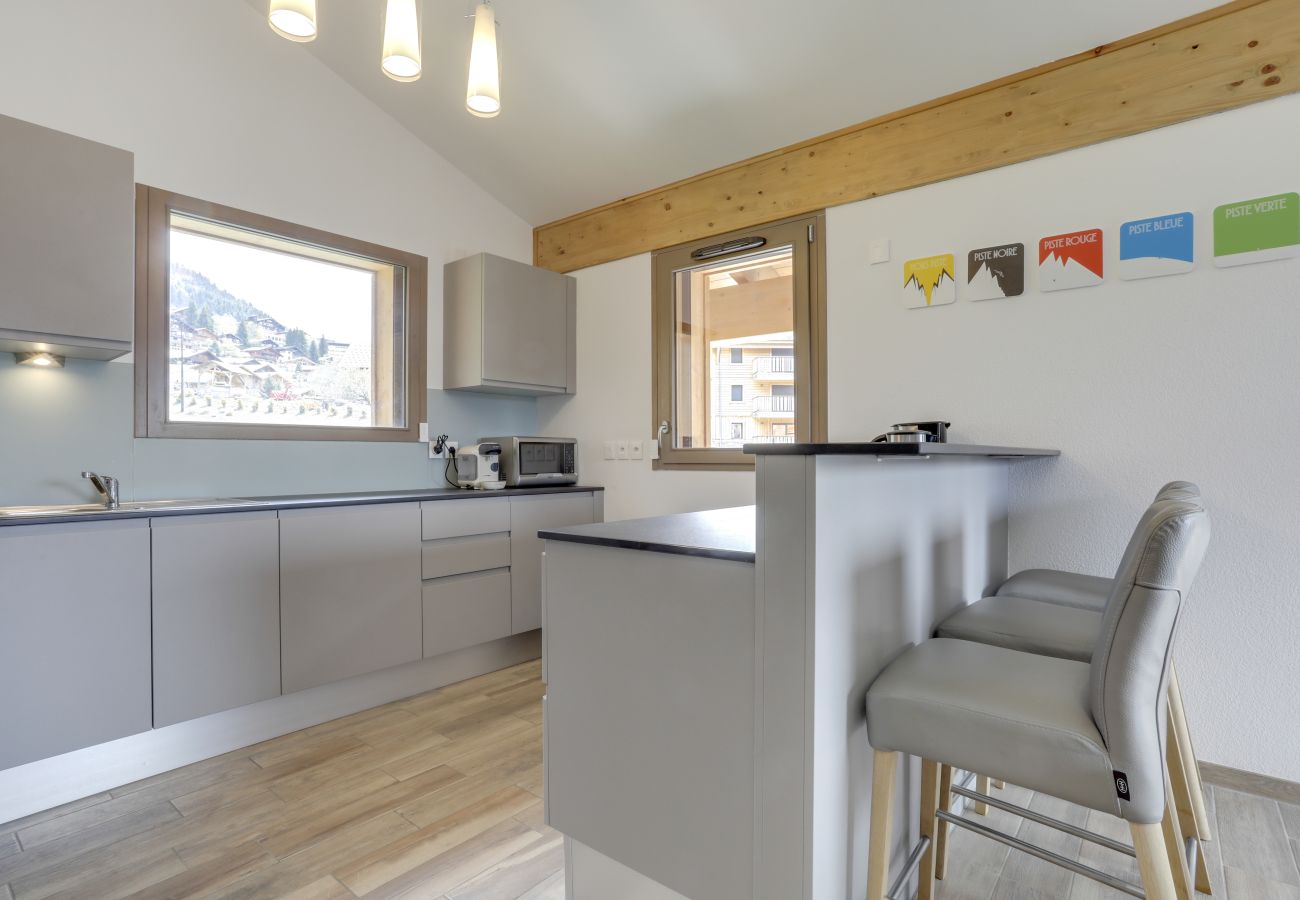 4 Elements apartment kitchen in Châtel in France