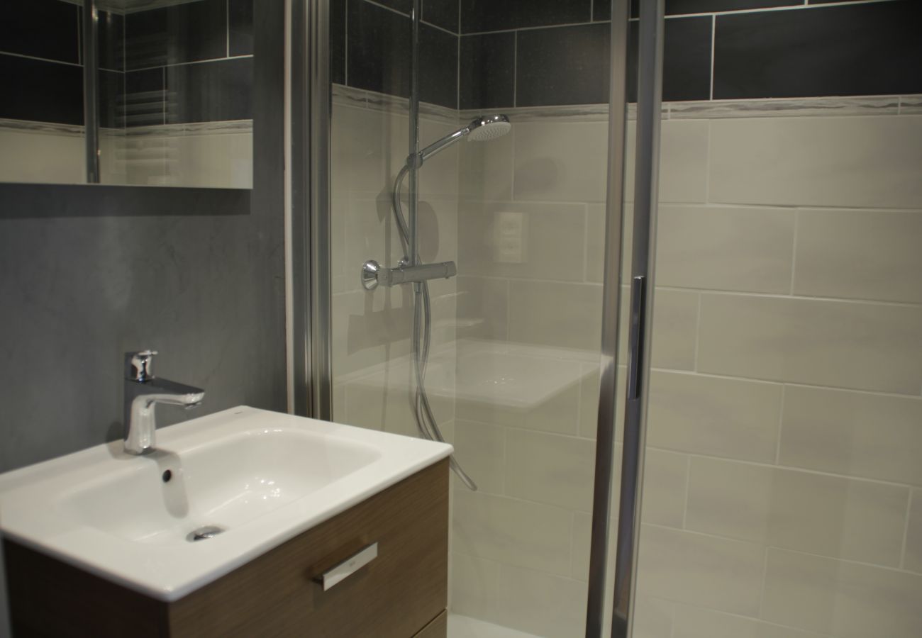 Bathroom, apartment FMA23 in Châtel in France