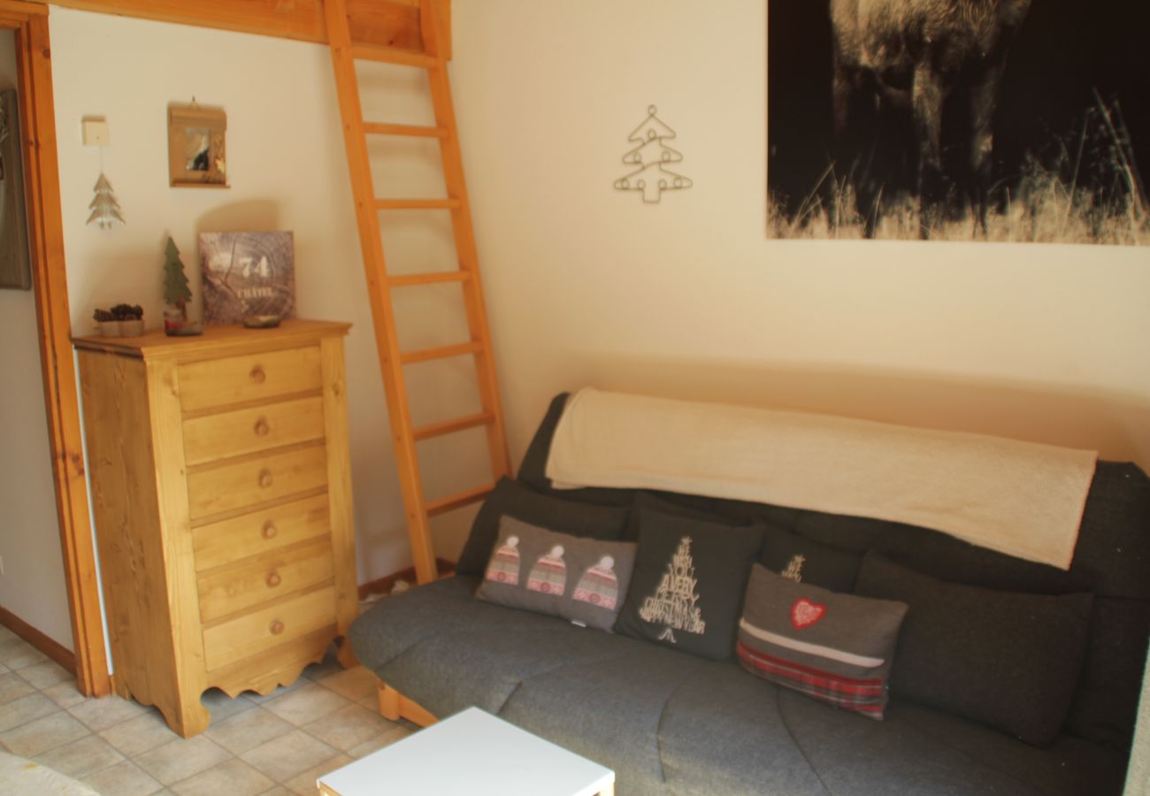 Living room, apartment FA18 in Châtel in France