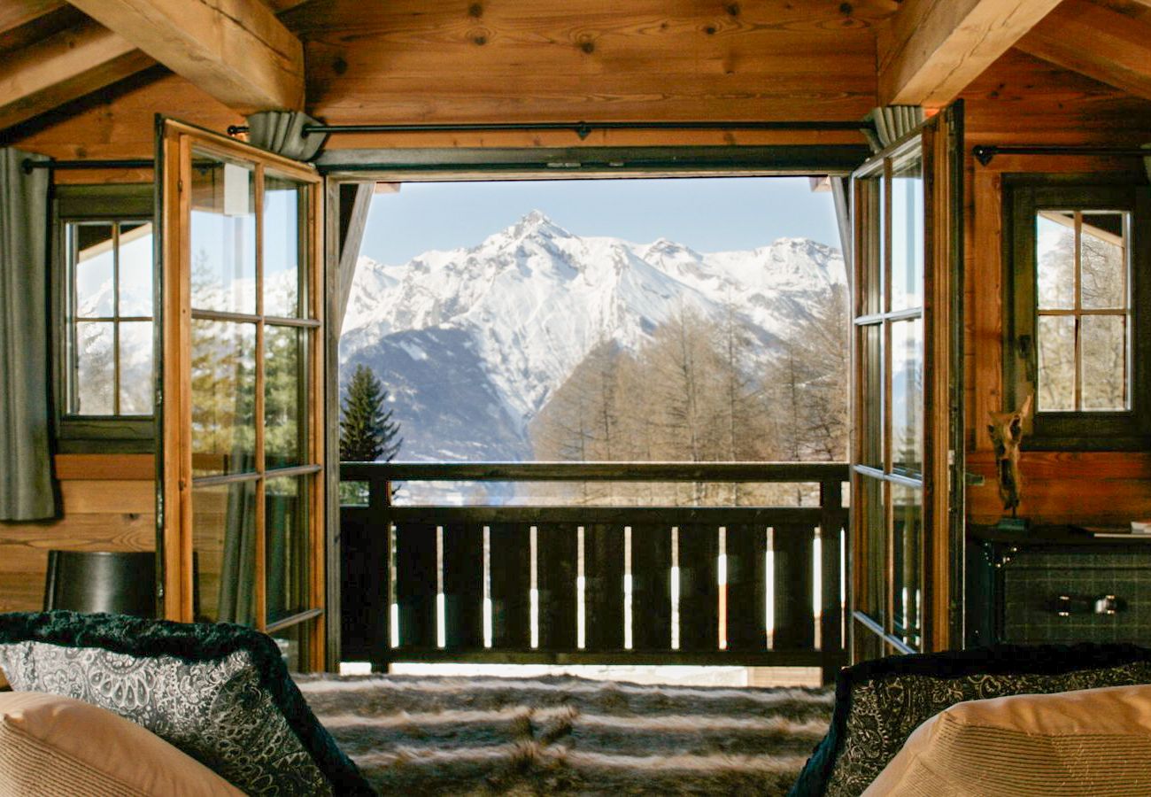 Chalet in Veysonnaz - Chalet Dragon WELLNESS & LUXURY 12 pers